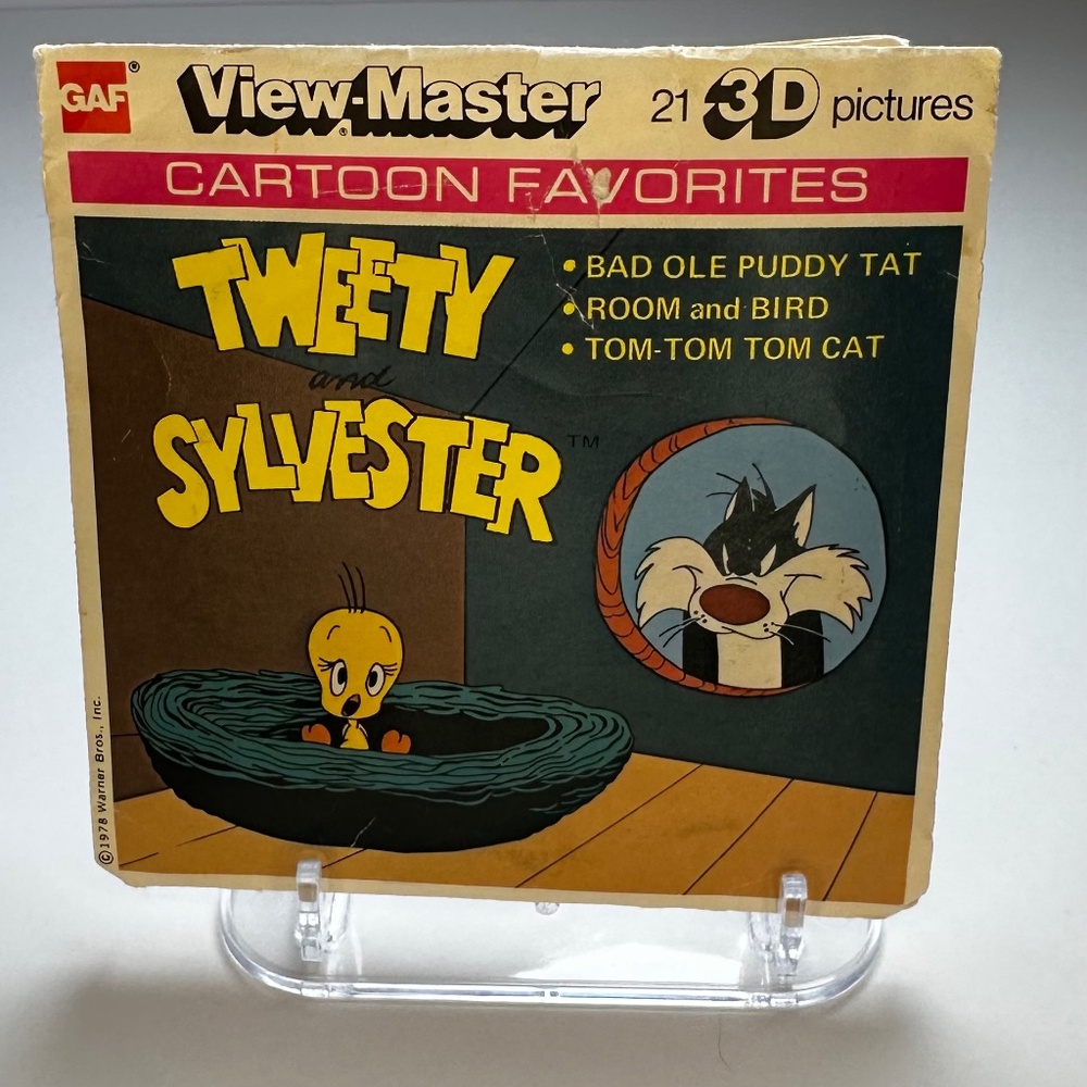Vintage View-Master Tweety and Sylvester • Cartoon Favorites • 3 Reels